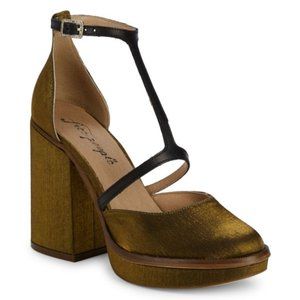 Free people Gold Wythe Platform Size 37 (7 women's)